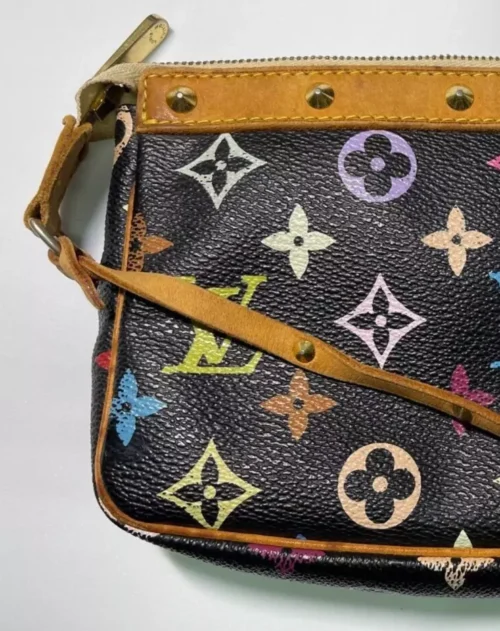 Auth Louis Vuitton Monogram Multicolor Pochette Accessoires Bag Pouch M92648 - Image 7