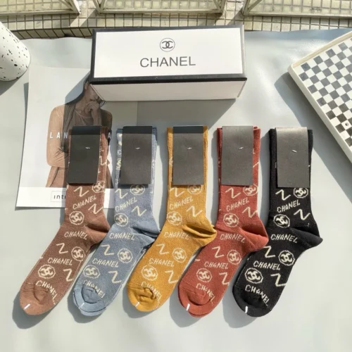 CHANEL Socks packaging [five pairs in one box] - Image 3