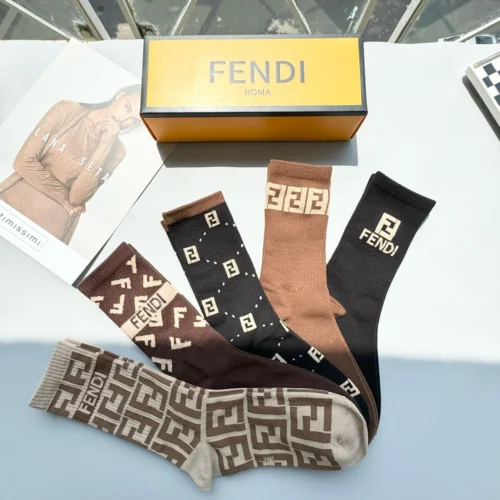 FENDI Socks packaging [five pairs in one box] - Image 4