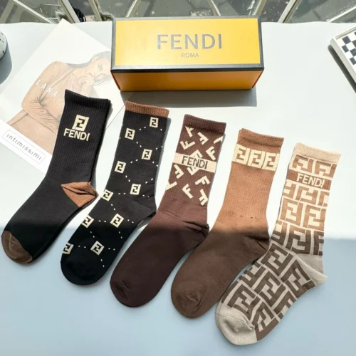 FENDI Socks packaging [five pairs in one box]