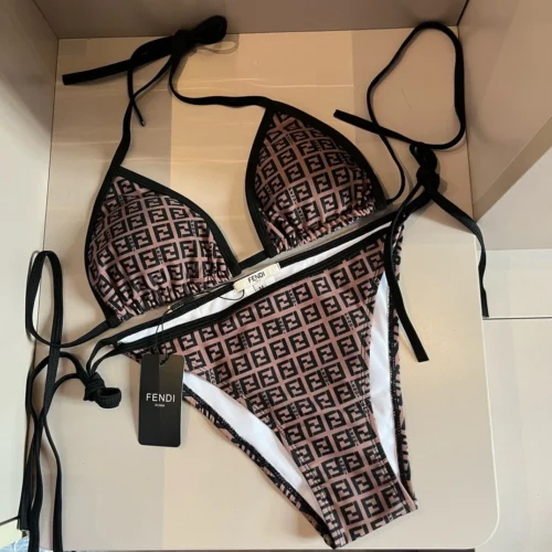 Fendi FD new printed bikini Swimsuit