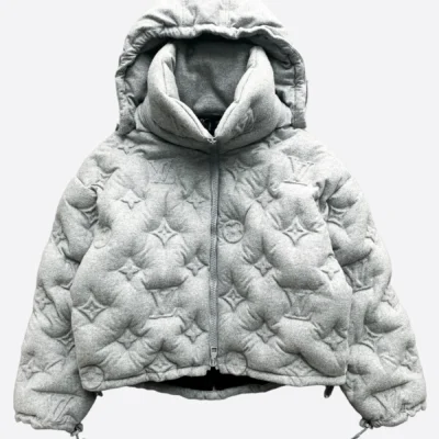 Louis Vuitton Grey Monogram Boyhood Puffer Jacket RM192M UY5 HHK72E