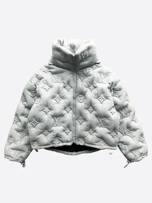 Louis Vuitton Grey Monogram Boyhood Puffer Jacket RM192M UY5 HHK72E