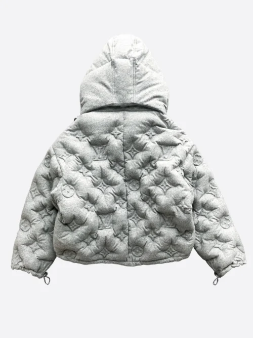 Louis Vuitton Grey Monogram Boyhood Puffer Jacket RM192M UY5 HHK72E