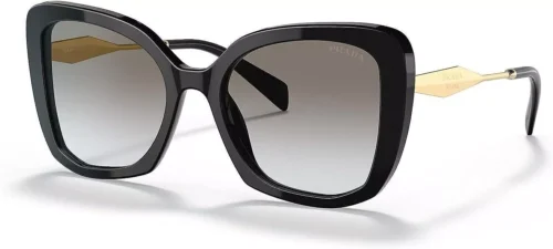 Prada PR 03YS 1AB0A7 53mm Black/Grey Gradient Sunglasses