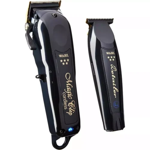 Wahl Cordless Barber Combo Black Magic Clip Clipper & Detailer Trimmer - Image 7