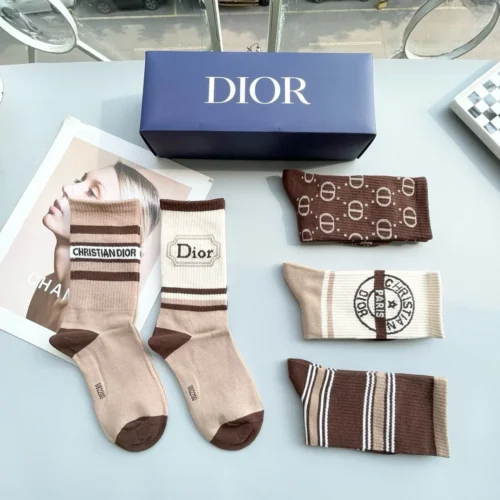 Dior Socks packaging [five pairs in one box]